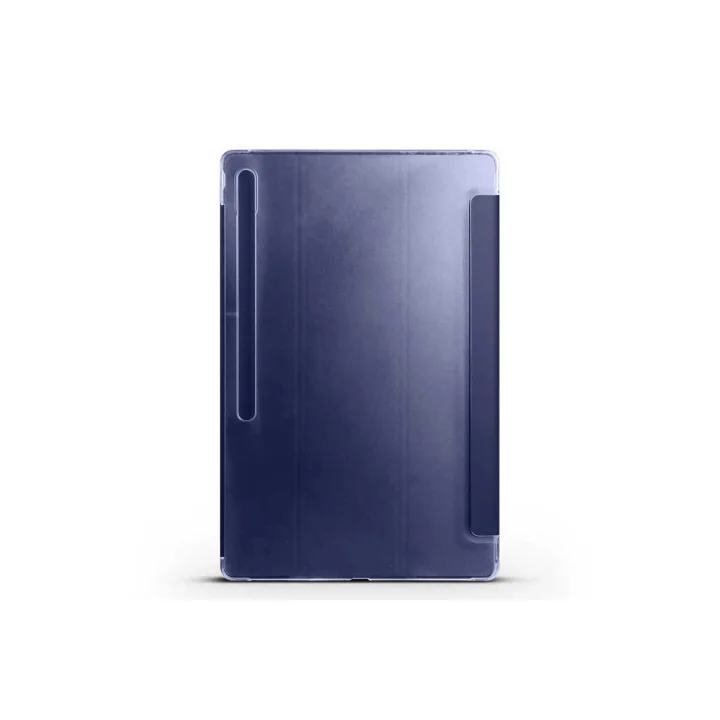 Galaxy ile uyumlu Tab S10 Plus Smart Cover Standlı 1-1 Kılıf Mavi