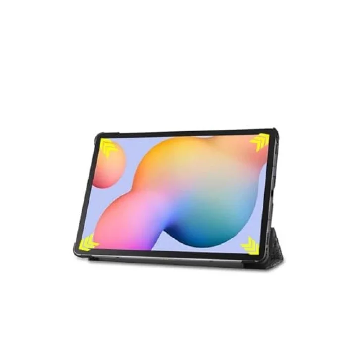 Galaxy Tab A7 10.4 T500 (2020) ile Uyumlu Smart Cover Standlı 1-1 Kılıf-Pembe 2