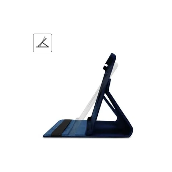Galaxy Tab A8 10.5 SM-X200 (2021) ile Uyumlu Dönebilen Standlı Kılıf-Siyah - Beyaz 1