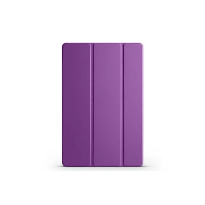 Galaxy Tab A9 Plus ile Uyumlu Smart Cover Standlı 1-1 Kılıf-Mor 4