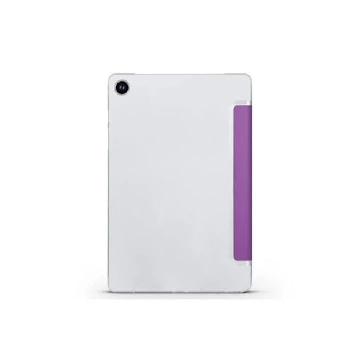 Galaxy Tab A9 Plus ile Uyumlu Smart Cover Standlı 1-1 Kılıf-Mor 4