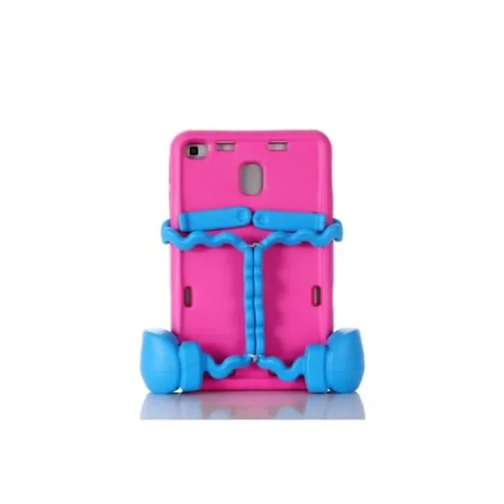 Galaxy Tab ile Uyumlu A 8.0 (2019) T290 SBT Eva Boxer Tablet Silikon - Pembe Koyu