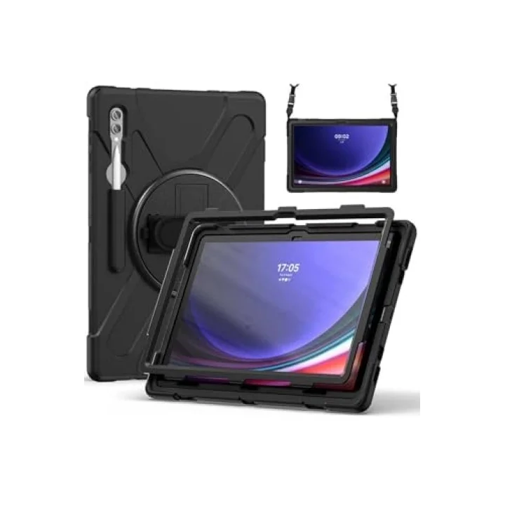 Galaxy Tab S10 Ultra Defender Tablet Silikon - Siyah