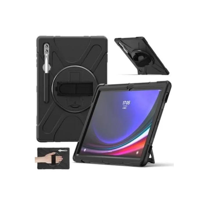 Galaxy Tab S10 Ultra Defender Tablet Silikon - Siyah
