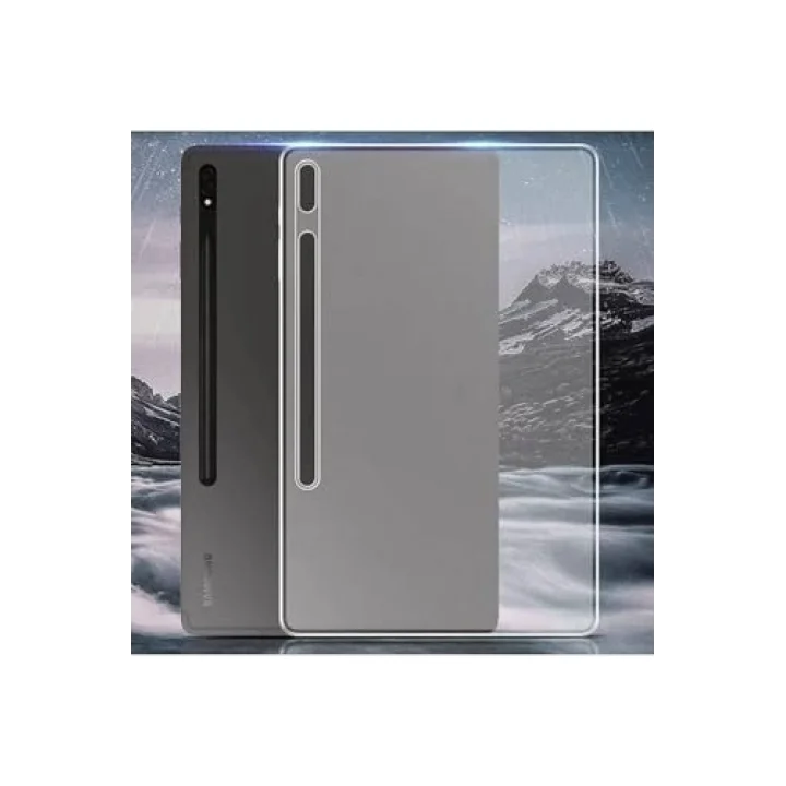 Galaxy Tab S10 Ultra Kılıf Tablet Süper Silikon Kapak - Renksiz