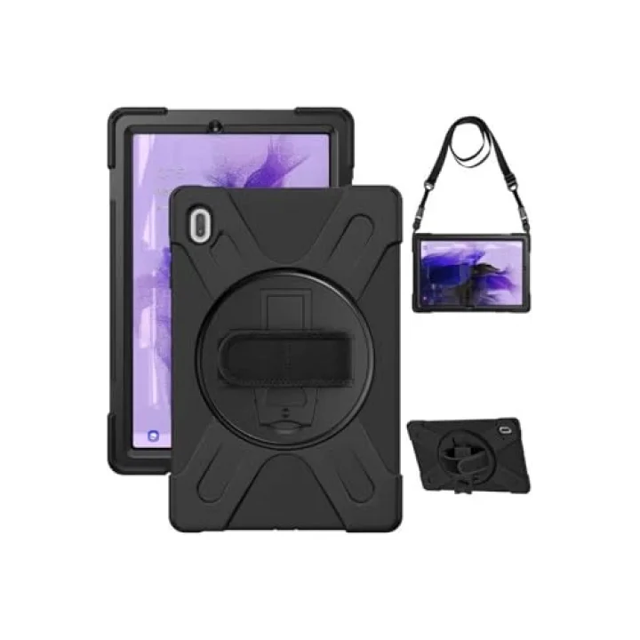 Galaxy Tab S7 FE LTE (T737-T736-T733-T730) Defender Tablet Silikon - Siyah