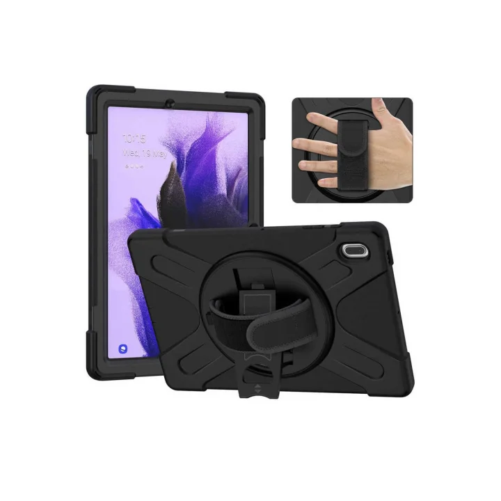 Galaxy Tab S7 FE LTE (T737-T736-T733-T730) Defender Tablet Silikon - Siyah