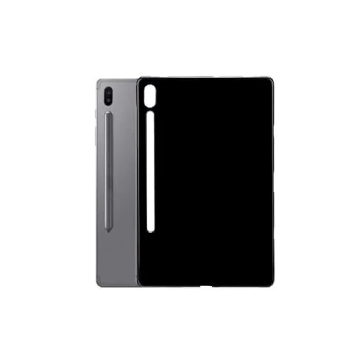 Galaxy Tab S7 FE LTE (T737-T736-T733-T730) Kılıf ile Uyumlu Tablet Süper Silikon Kapak-Renksiz