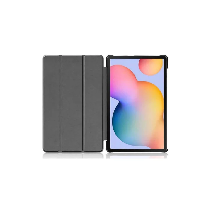 Galaxy Tab S7 Plus T970 ile Uyumlu Smart Cover Standlı 1-1 Kılıf-Gold 3