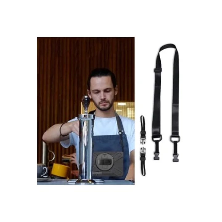 Galaxy Tab S7 Plus T970 Kılıf ile Uyumlu Defender Tablet Silikon-Siyah