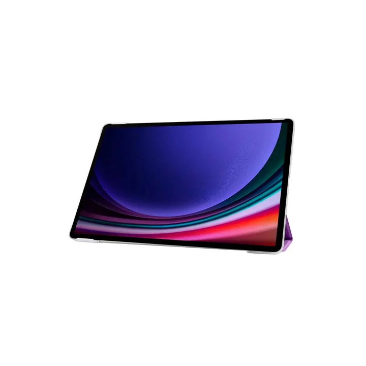Galaxy Tab S9 FE ile Uyumlu Smart Cover Standlı 1-1 Kılıf-Kırmızı 5