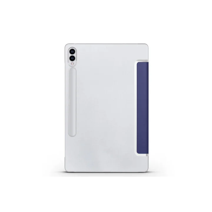 Galaxy Tab S9 FE Plus ile Uyumlu Smart Cover Standlı 1-1 Kılıf-Siyah 4