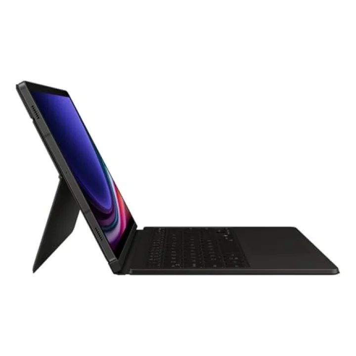 Galaxy Tab S9/S9 FE/S10 FE Klavyeli Mousepadli Kılıf (Galaxy AI), Siyah