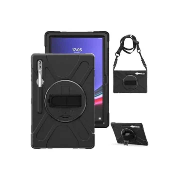 Galaxy Tab S9 Ultra Defender Tablet Silikon - Siyah
