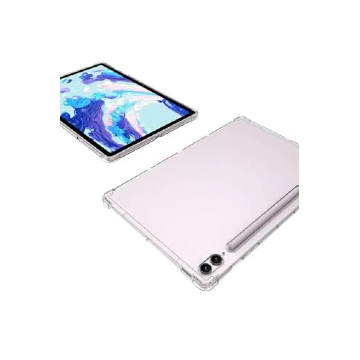 Galaxy Tab S9 Ultra Kılıf ile Uyumlu Tablet Nitro Anti Shock Silikon Kapak-Renksiz