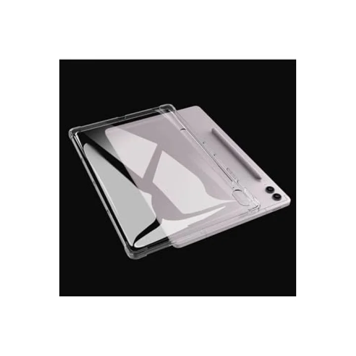 Galaxy Tab S9 Ultra Kılıf ile Uyumlu Tablet Nitro Anti Shock Silikon Kapak-Renksiz