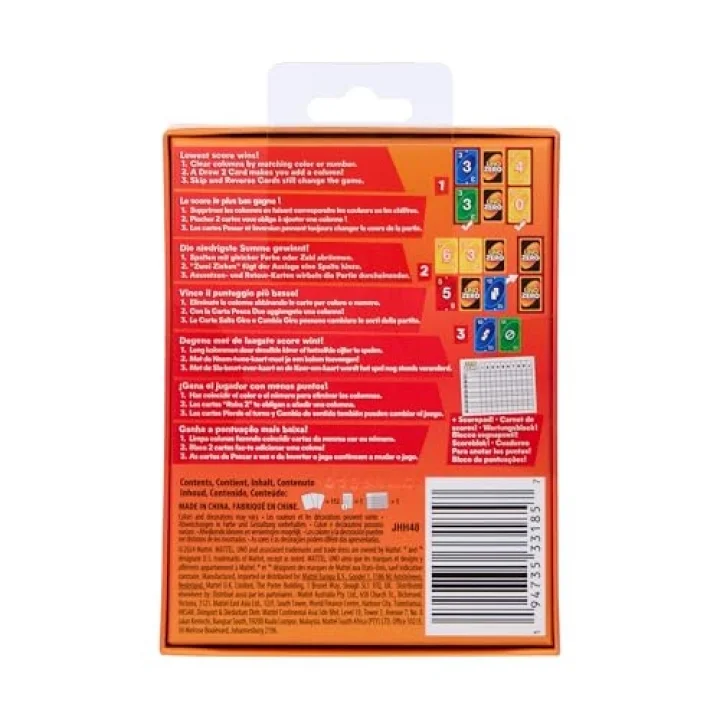 Games Uno Zero, JHH48