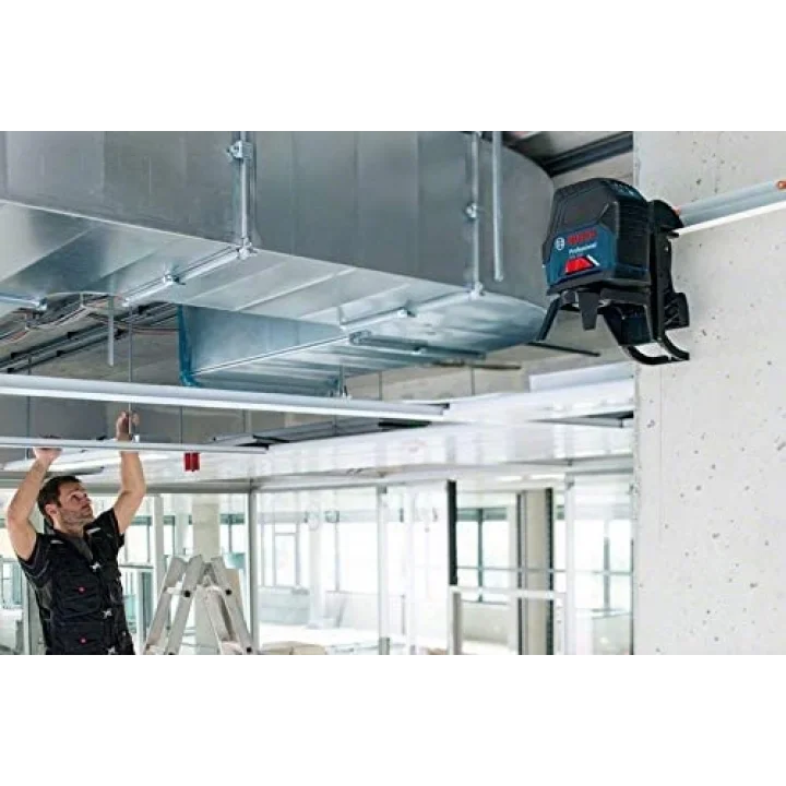 GCL 2-50 Çapraz Çizgi Lazeri, 50 metre, LR6 Lazer Alıcı, Mavi