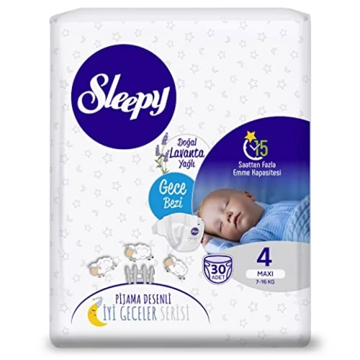 Gece Külotu 4 Numara Maxi 30X5 Adet