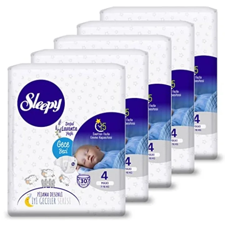 Gece Külotu 4 Numara Maxi 30X5 Adet