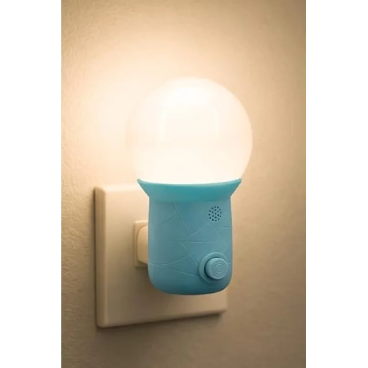 Gece Lambası Tuşlu Koridor Hol Işığı Uyuma Işığı (Kubbe Turkuaz)