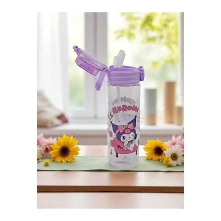 Genç Dijital Baskı Kuromi Matara, 700 ml, Lila