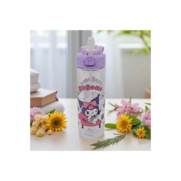 Genç Dijital Baskı Kuromi Matara, 700 ml, Lila