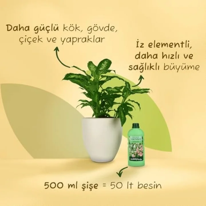 Genel Kullanım Sıvı Bitki Besini Gübre 500ml