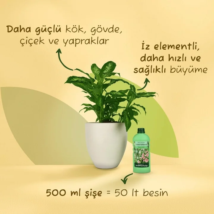 Genel Kullanım Sıvı Bitki Besini Gübre 500ml