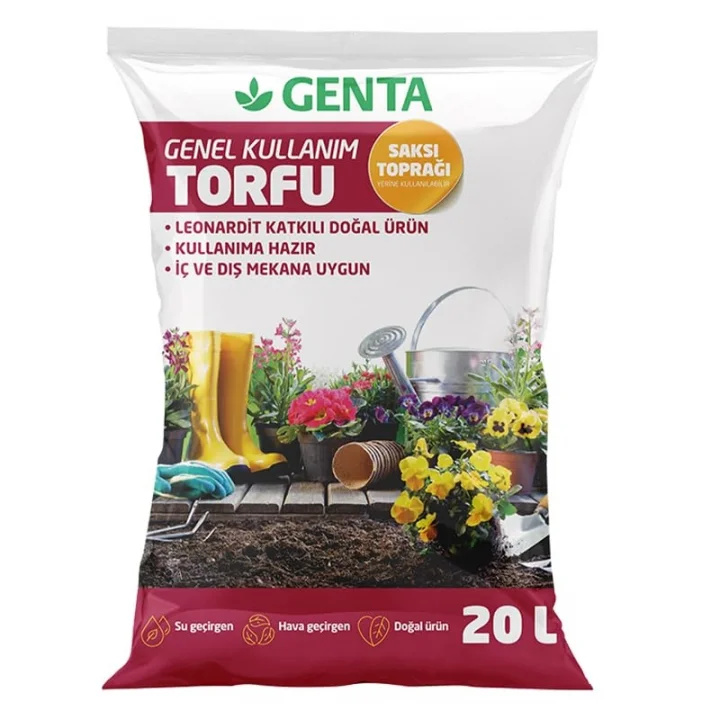 Genel Kullanım Torfu Toprağı 20 Lt