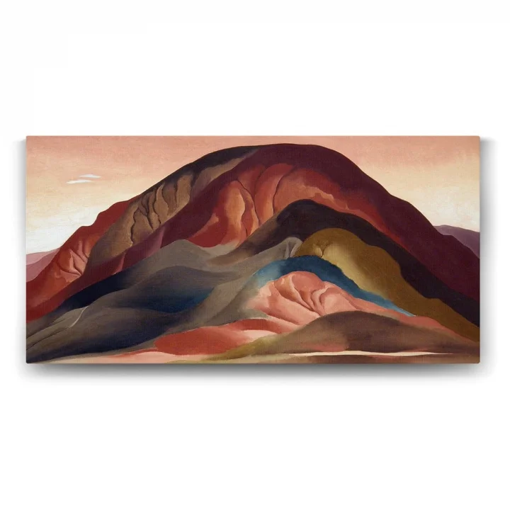 Georgia OKeeffe - Rust Red Hills Tablosu - 160x80cm