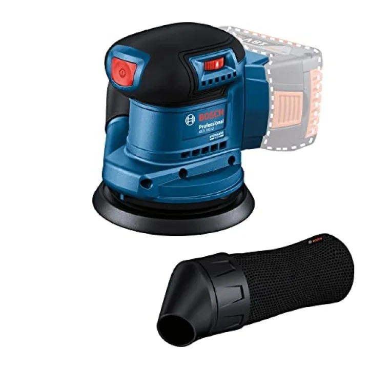 GEX 185-LI Akülü Eksantrik Zımpara (18 Volt, SOLO, Zımpara tabanı çapı: 125 mm, 6.000-10.000 dev/dak, Karton kutuda, Akü ve şarj Cihazı Dahil Değildir)