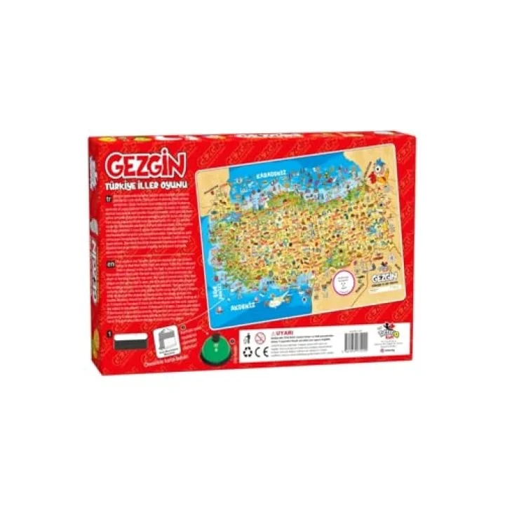 GEZGİN TÜRKİYE YÖRESEL İLLER OYUNU