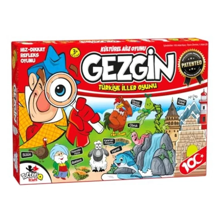 GEZGİN TÜRKİYE YÖRESEL İLLER OYUNU