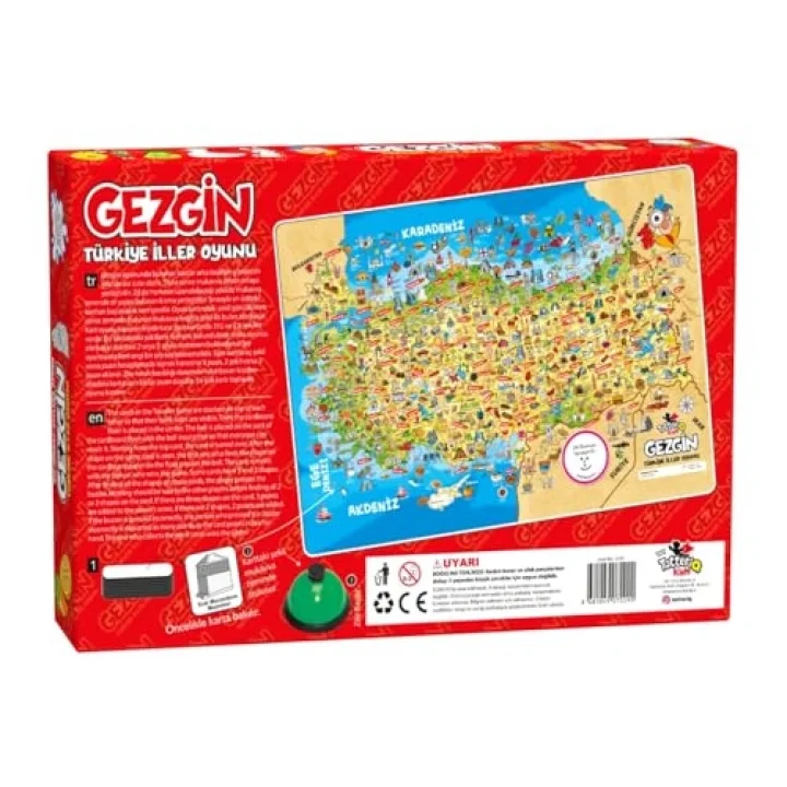 GEZGİN TÜRKİYE YÖRESEL İLLER OYUNU