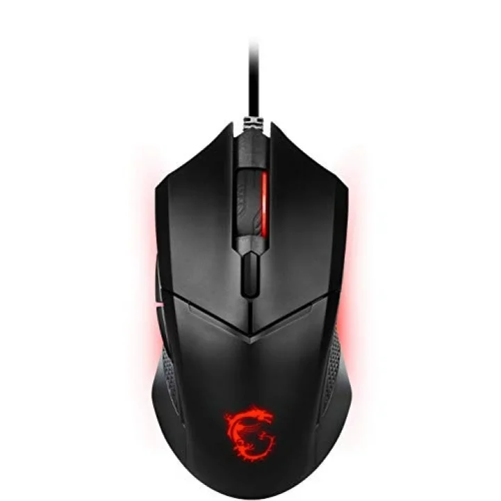GG CLUTCH GM08 GAMING MOUSE 4.200 DPI PIXART PAW3519 OPTIK SENSOR RED LED 1.8M KABLO AYARLANABILIR AGIRLIK ALTIN KAPLAMA USB BAGLANTI OYUNCU FARESI