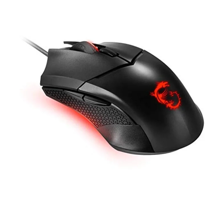 GG CLUTCH GM08 GAMING MOUSE 4.200 DPI PIXART PAW3519 OPTIK SENSOR RED LED 1.8M KABLO AYARLANABILIR AGIRLIK ALTIN KAPLAMA USB BAGLANTI OYUNCU FARESI