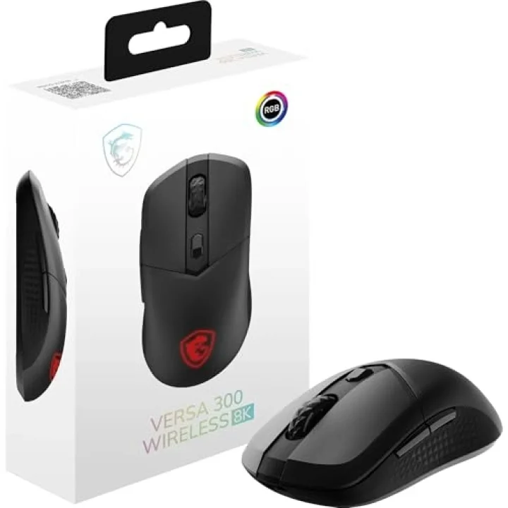 GG VERSA 300 W 8K HZ WIRELESS GAMING MOUSE MAX 26000 DPI 66GR PIXART PAW3395 OPTIK SENSOR MICRO SWITCH OYUNCU FARESI