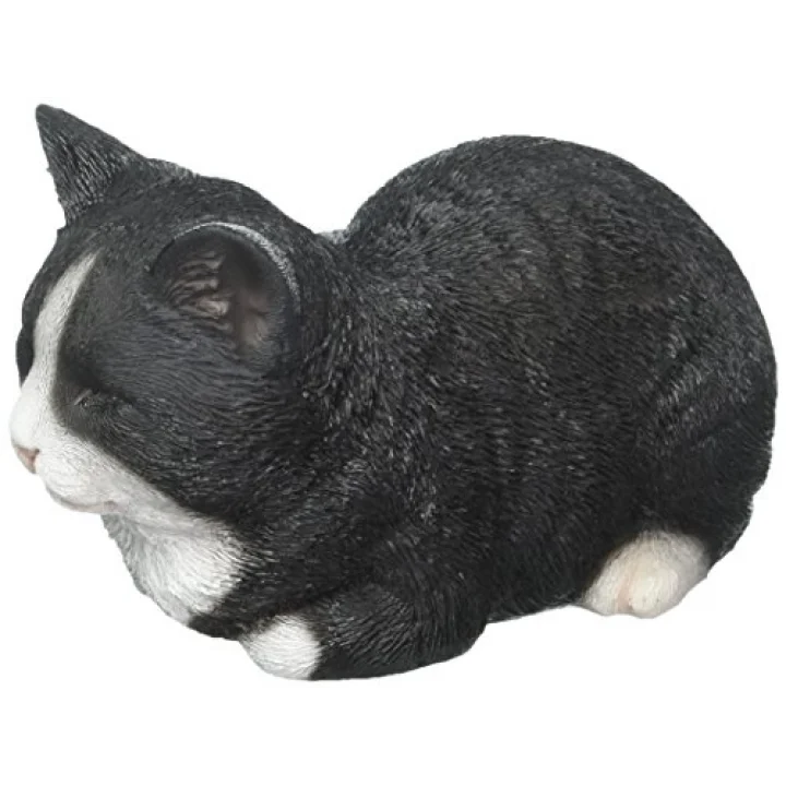 Gift Ltd Geschenk Statue, schlafende Katze, schwarz/weiß