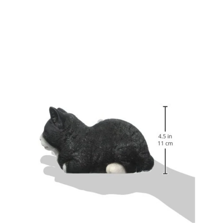 Gift Ltd Geschenk Statue, schlafende Katze, schwarz/weiß