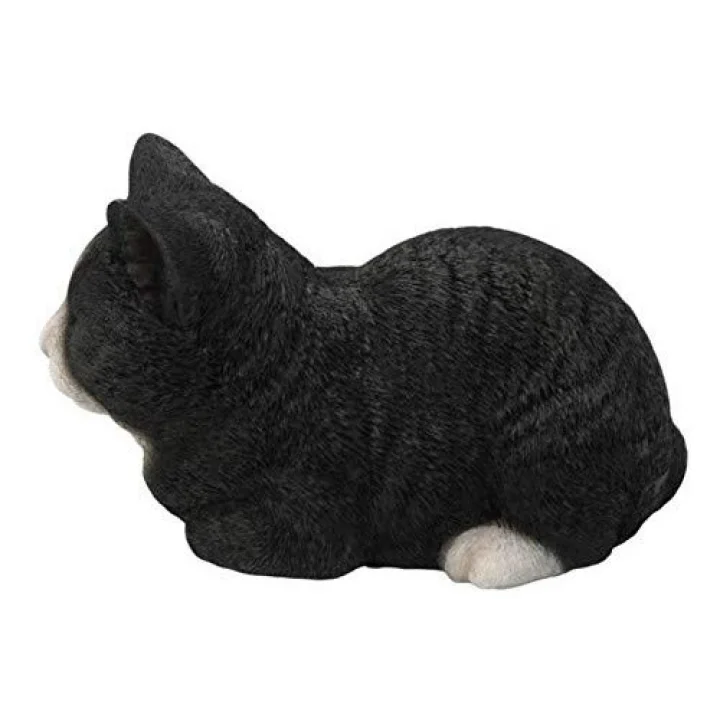 Gift Ltd Geschenk Statue, schlafende Katze, schwarz/weiß