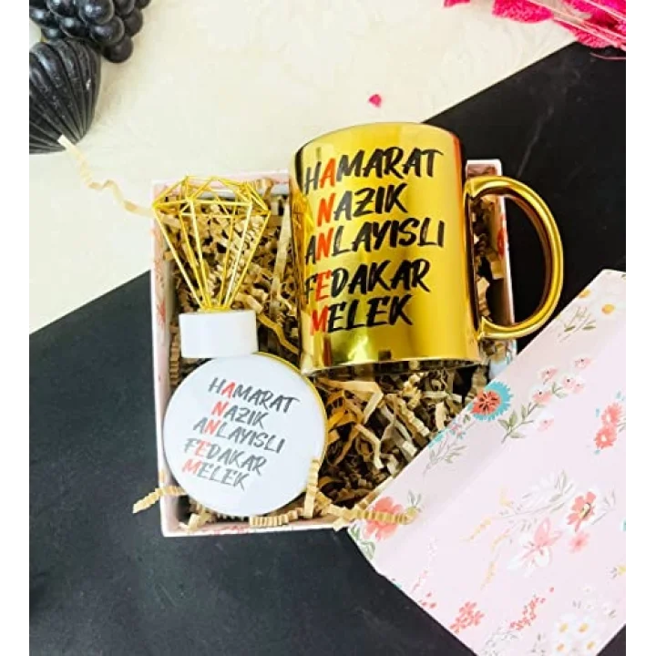 giftmoda Gold Anne Tasarımlı Mini Hediye Seti