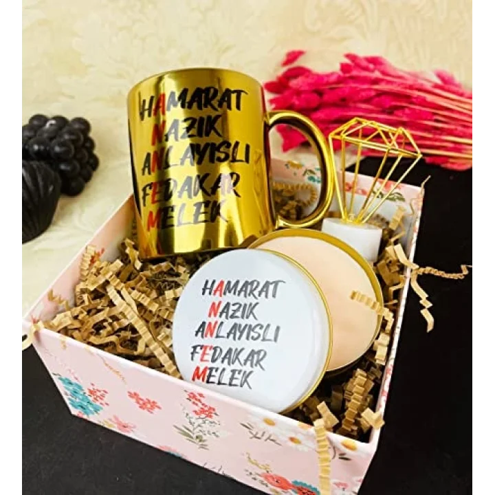 giftmoda Gold Anne Tasarımlı Mini Hediye Seti