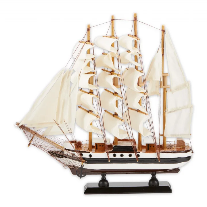 Gifts & Decor Passat hoch gemi detaylı ahşap model deniz dekor