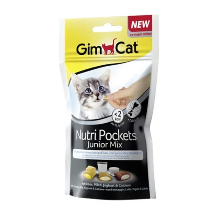 GimCat Nutripockets Mix Yavru Kedi Ödülü 60 gr