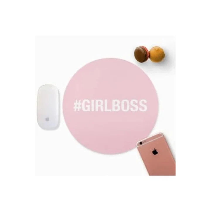 Girlboss Hashtag Tasarımlı Hediye Mousepad 20 x 20 cm