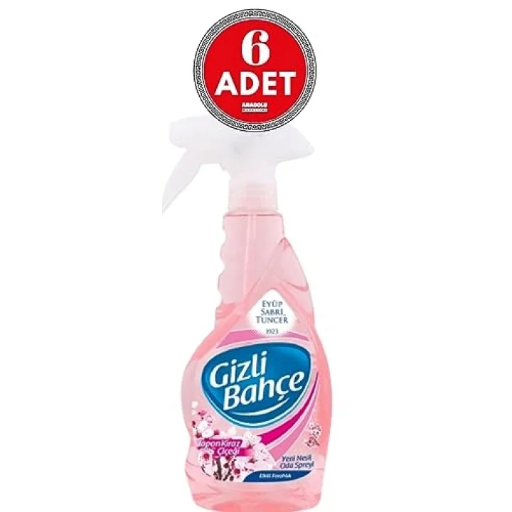 Gizli Bahçe Oda Kokusu Japon Kiraz Çiçeği 500 ml x 6 Adet