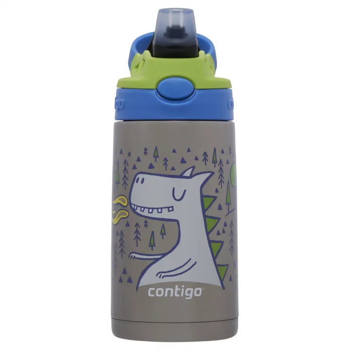 Gizmo Flip Dragon Çelik Çocuk Suluğu 380 ml, Mavi