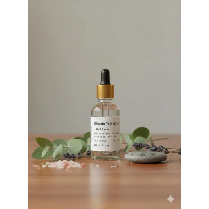 Gliserin Yağı 50 ML - Cilt ve Saç Bakımı için Bitkisel Yağ, BTY-ADY89139