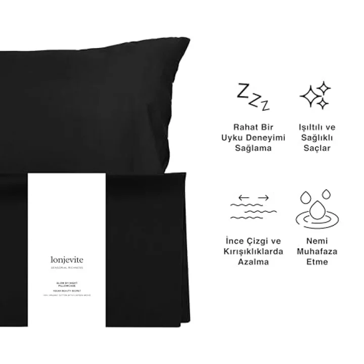 Glow by Night Satin Pillowcase Yastık Kılıfı